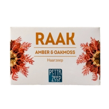 Vaste shampoo bar zeep pettrs eigen amber & oakmoss